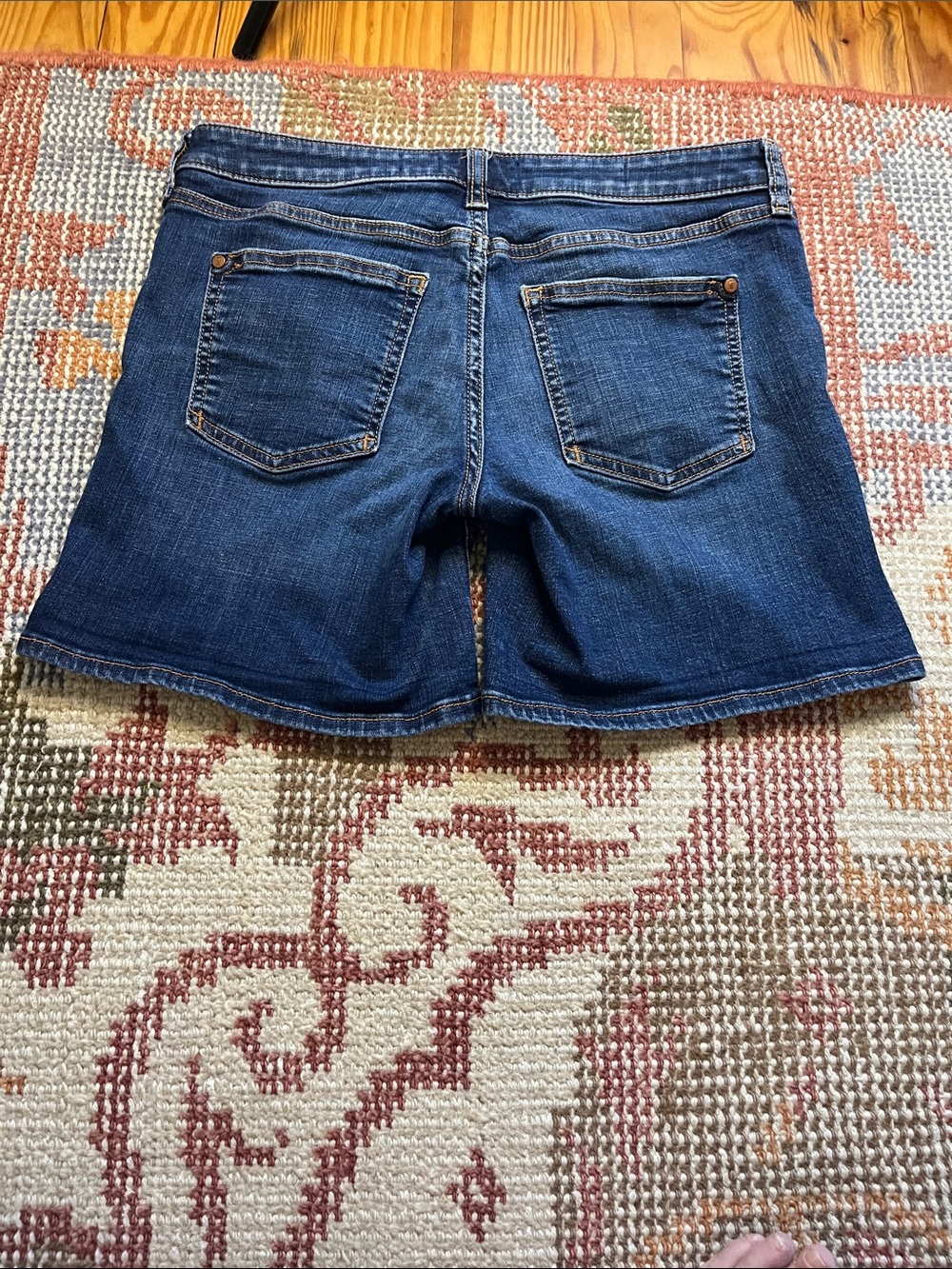 Pilcro and the Letterpress Anthropologie Denim Shorts Size 27 Blue EUC - Picture 8 of 9